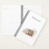 Waterverf Stacked Books Planner (Display)