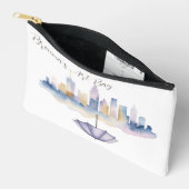 Waterverf Stadsgezicht Accessoires Tas (Open)