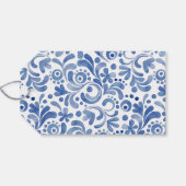 Waterverf Staffordshire Dogs Cadeaulabel (Achterkant Horizontaal)