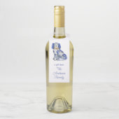 Waterverf Staffordshire Dogs Flessenhanger (Op fles)