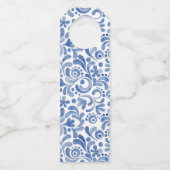 Waterverf Staffordshire Dogs Flessenhanger (Achterkant)