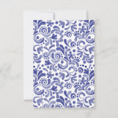 Waterverf Staffordshire Dogs Persoonlijk Notitiekaartje (Achterkant)