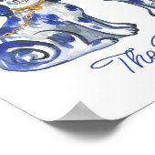 Waterverf Staffordshire Dogs Poster (Hoek)