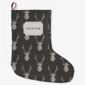 WATERVERF STAG GROTE KERSTSOK (Voorkant)