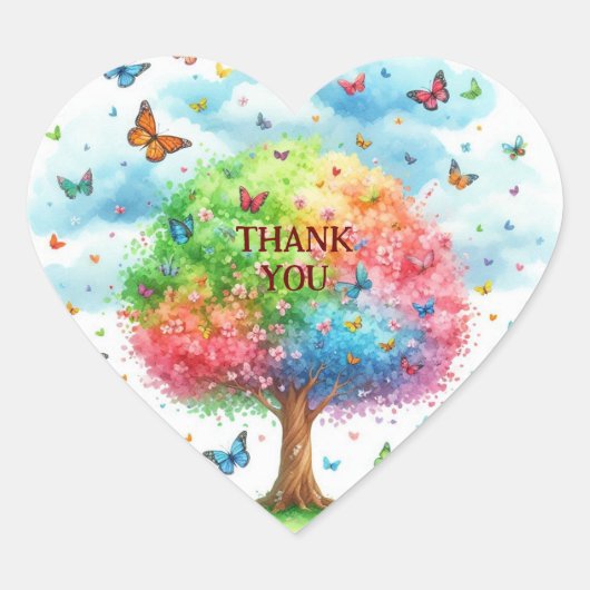 Waterverf stamboom familie reünie hart sticker (Voorkant)