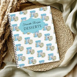 Waterverf Stand Mixer Patroon Favoriete recepten Notitieboek