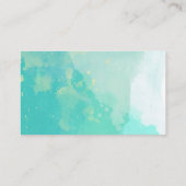 Waterverf Standard Chiropractic Visitekaartjes (Achterkant)