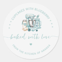 Waterverf standmixer Gebakken met liefde Bakkerij