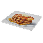 WATERVERF STAPEL PANNENKOEKEN MET BOTER SNIJPLANK (Hoek)