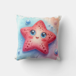 Waterverf Star Fish Kussen