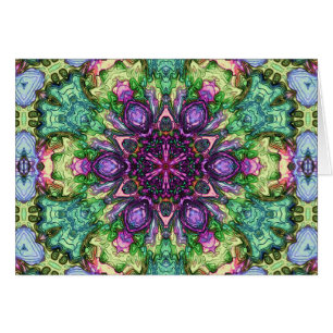 Waterverf Star Kaleidoscope