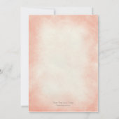 Waterverf Starfish Beach bruiloft uitnodiging kora (Achterkant)