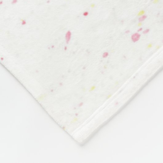 Waterverf Starfish Fleece Deken (Hoek)