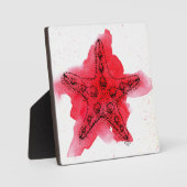 Waterverf Starfish Fotoplaat (Voorkant)