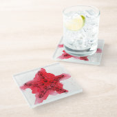 Waterverf Starfish Glazen Onderzetter (Schuin)