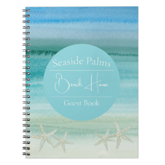  Waterverf Starfish Guestbook Notitieboek