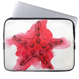 Waterverf Starfish Laptop Sleeve