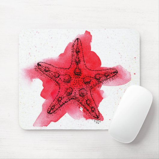 Waterverf Starfish Muismat (Met muis)