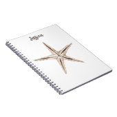 Waterverf Starfish Notitieboek (Rechterzijde)