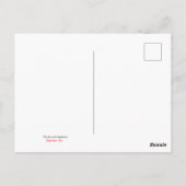 Waterverf Starfish op strand Briefkaart (Achterkant)