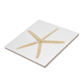 Waterverf Starfish Seashell Tegeltje (Zijkant)