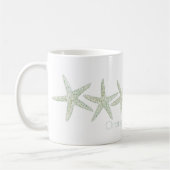 Waterverf Starfish Trio Koffiemok (Links)