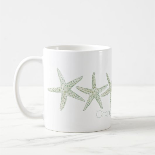  Waterverf Starfish Trio Koffiemok (Links)