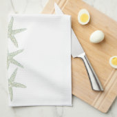 Waterverf Starfish Trio Theedoek (Quarter Fold)