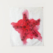 Waterverf Starfish Wandkleed (Voorkant)