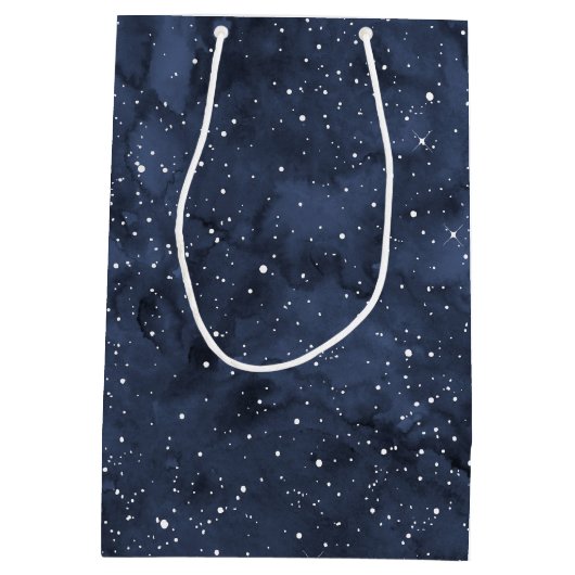 Waterverf Starry Skies Medium Cadeauzakje (Achterkant)