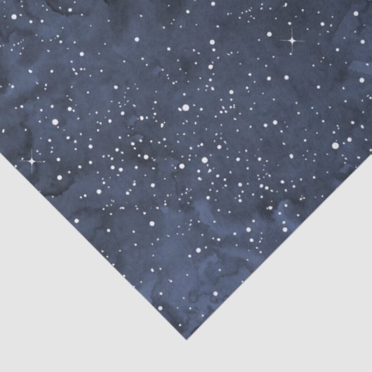 Waterverf Starry Skies Tissuepapier (Detail)