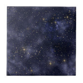 Waterverf Starry Sterrennacht Tegeltje (Voorkant)