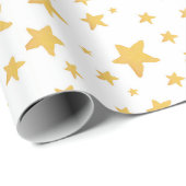 Waterverf Stars Kerst cadeauverpakking Cadeaupapier (Rol Hoek)