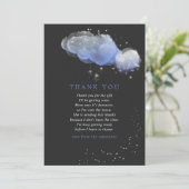Waterverf Stars Night Sky Baby shower Hartelijk da Bedankkaart (Staand voorkant)