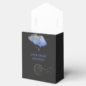 Waterverf Stars Night Sky Boy Baby shower Bedankdoosjes (Geopend)