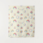 Waterverf Stars - Schattige Baby shower Tapestry Wandkleed (Voorkant)