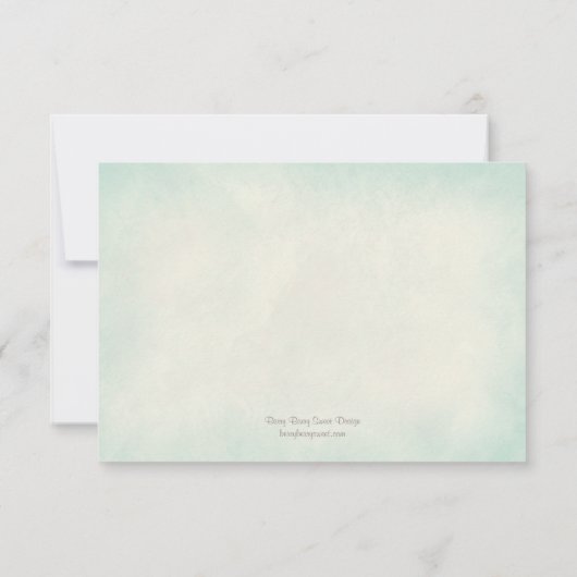 Waterverf Startvis bruiloft RSVP/reactiekaart RSVP Kaartje (Achterkant)