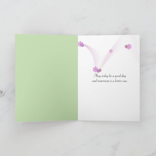 Waterverf Stationaire bloemen Kaart (Binnen)