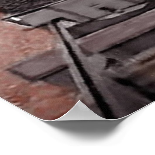 Waterverf steenkolenmijner poster (Hoek)