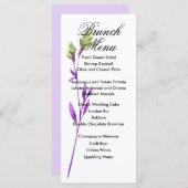 Waterverf Stem Menu Kaart (Voorkant / Achterkant)