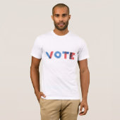 Waterverf STEMMING T-shirt Mannen (Voorkant volledig)