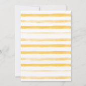 Waterverf Stencil anananasslijper Baby shower Kaart (Achterkant)