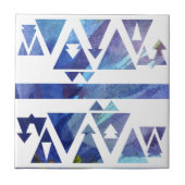 Waterverf stencil tegeltje (Voorkant)