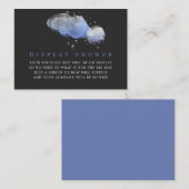 Waterverf sterft Baby-show Night Sky Informatiekaartje (Voorkant / Achterkant)