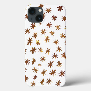 Waterverf sterren - ambergeel Case-Mate iPhone case
