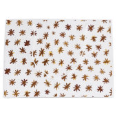 Waterverf sterren - ambergeel groot cadeauzakje (Voorkant)