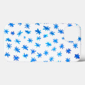 Waterverf sterren - blauw Case-Mate iPhone case (Achterkant (horizontaal))