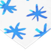 Waterverf sterren - blauw tafelkleed (Gekanteld)