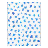 Waterverf sterren - blauw tafelkleed (Voorkant)