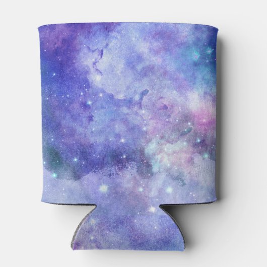 Waterverf sterren in de lucht blikjeskoeler (Achterkant)